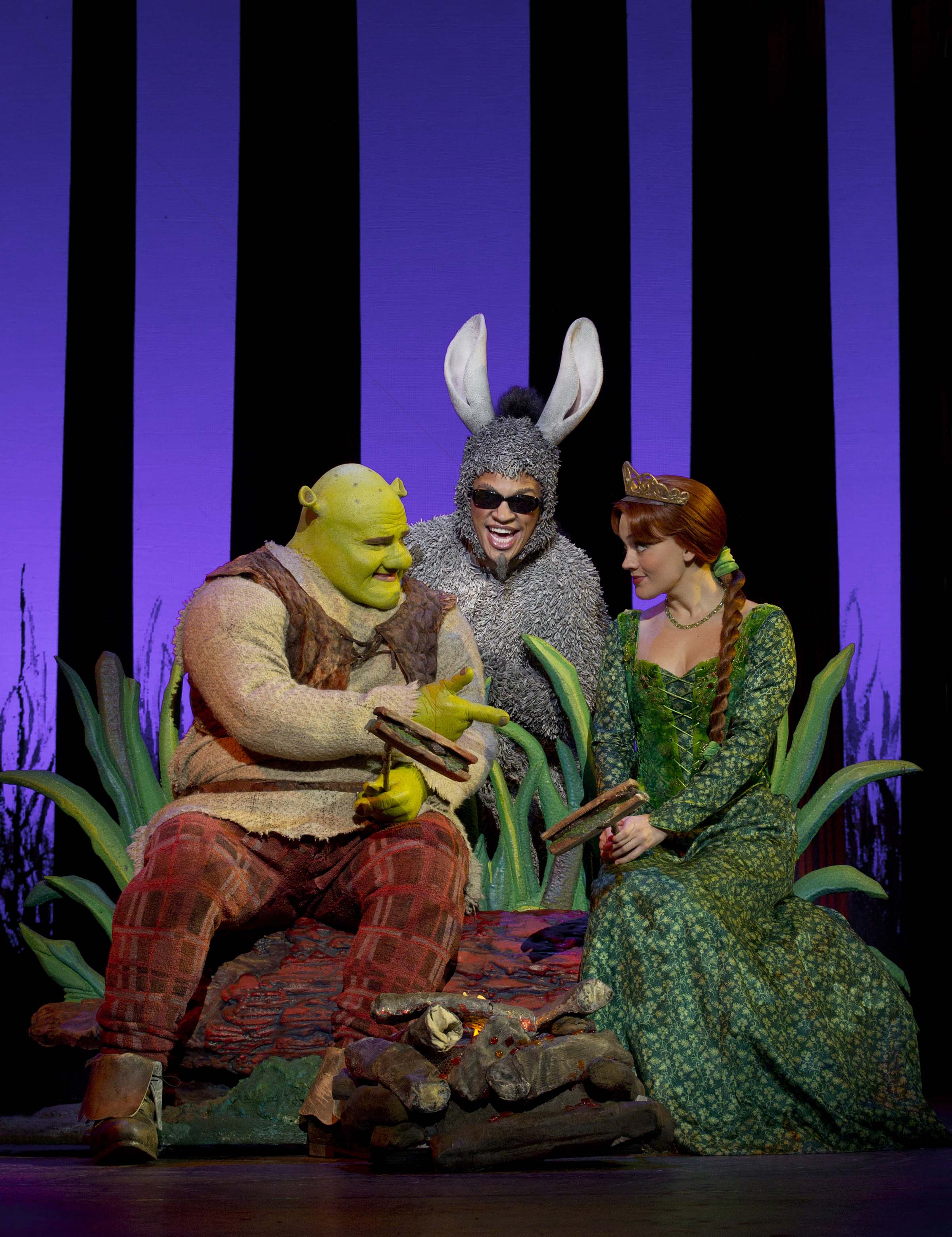 Photo: Shrek, Fiona and Donkey